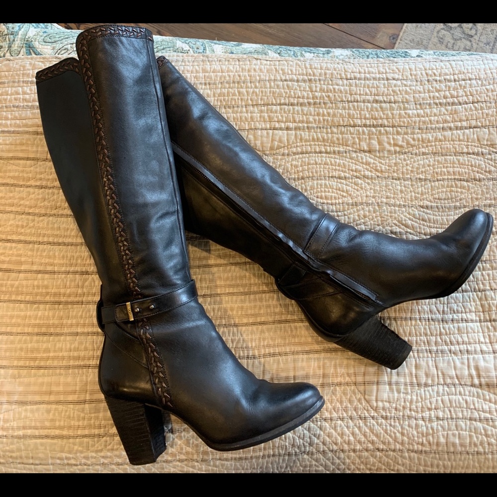 UGG Black Heeled Boots